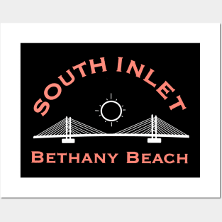 South Inlet Bridge at Bethany Beach Posters and Art